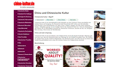 Desktop Screenshot of china-kultur.de